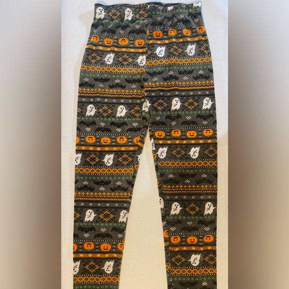 Fleece, Halloween Leggings | M, 7-9 |  Soft, Comfy, Spooky, Ghosts, Pumpkins - Picture 2 of 4